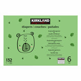 Kirkland Signature nappies size 6 132 pack (British brand)
