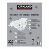 Kirkland Signature Windeln Größe 3 222er Pack (britische Marke)