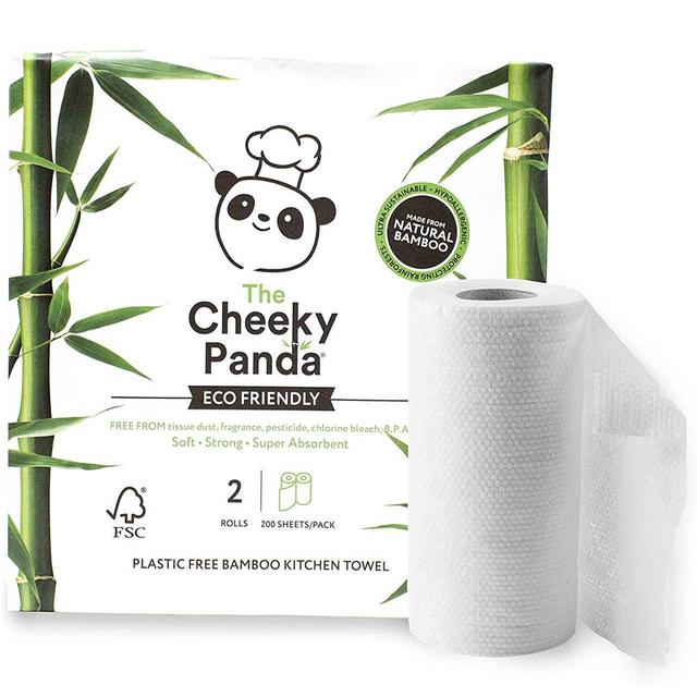 The Cheeky Panda Natural Bamboo Kitchen Rolls   2 per pack GOODS M&S   