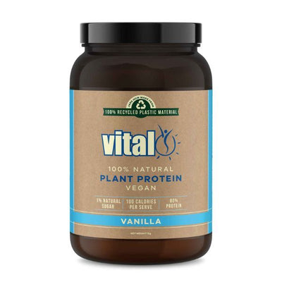 Superdrug Vital Plant Protein Vanilla Powder 1kg- Buy online at McGrocer