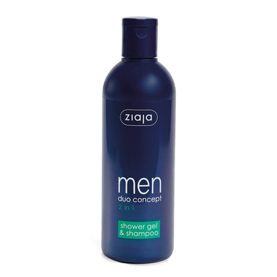 Superdrug Ziaja Men 2-in-1 Shower Gel & Shampoo 300ml- Buy online at McGrocer