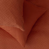 Habitat cotton jacquard bedding set single rust (British brand)