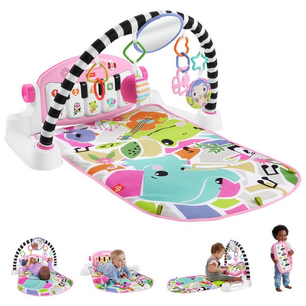 Fisher Price pink kick and play piano gym, UK version