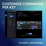 Logitech G915 X wireless gaming keyboard, UK version