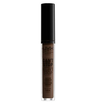 NYX Professional Makeup Can't Stop Won't Stop Contour Concealer Vegetarian & Vegan Boots DEEP  