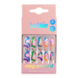 Lottie London Stay Press'D on Nails - Swirls On Swirls GOODS Superdrug   