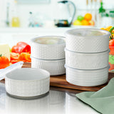 مجموعة Signature Housewares الحجرية المكونة من 6 أوعية بأغطية، مستوردة من المملكة المتحدة
