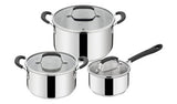 Tefal Jamie Oliver Home Cook 3 Piece Stainless Steel Pan Set GOODS Argos