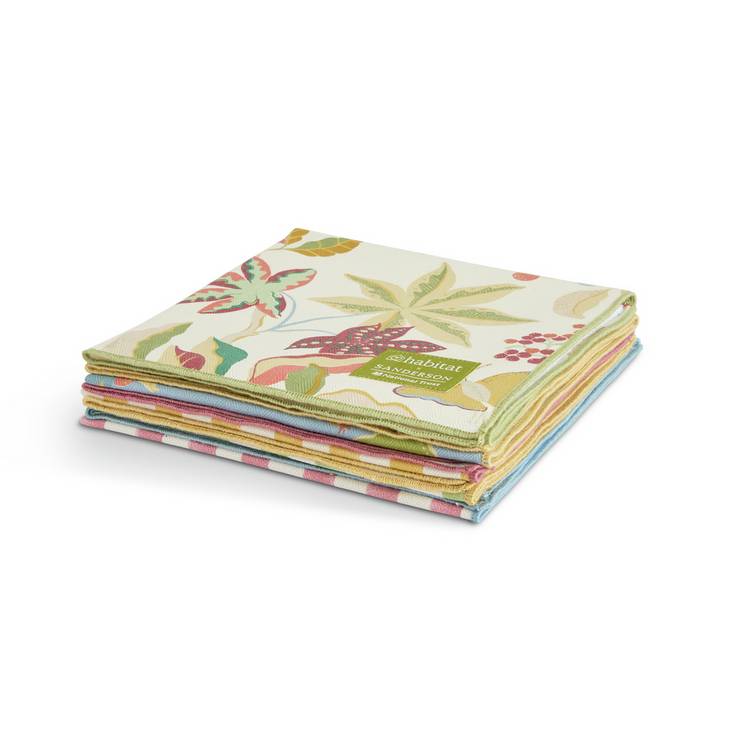 Habitat Berries tea towels 5-pack (British brand)