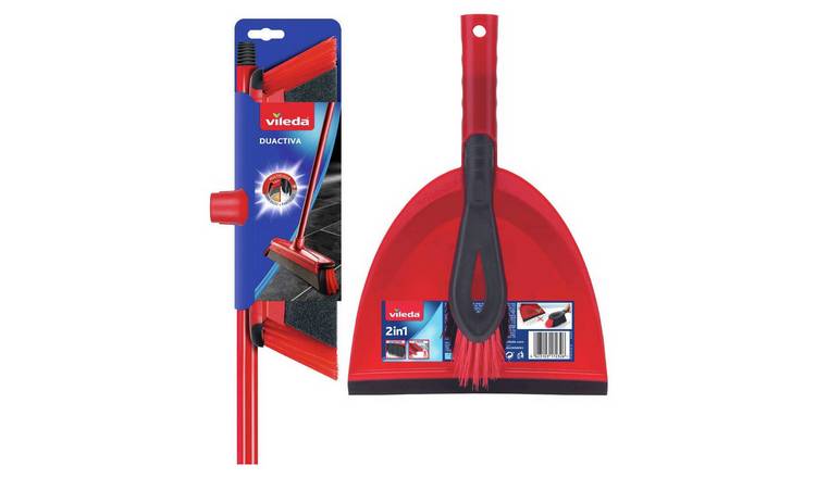 Vileda DuActiva Broom and Dustpan & Brush Set GOODS Argos