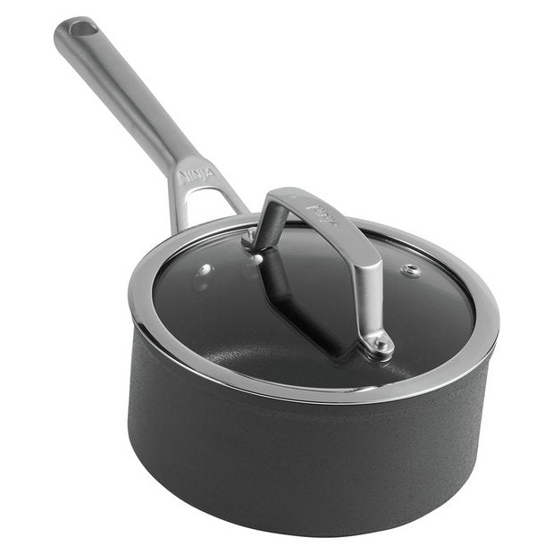 Ninja 20cm Zerostick saucepan with glass lid (British brand)