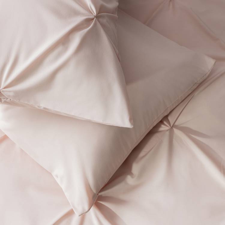 Argos Home pink pintuck bedding set double - British product