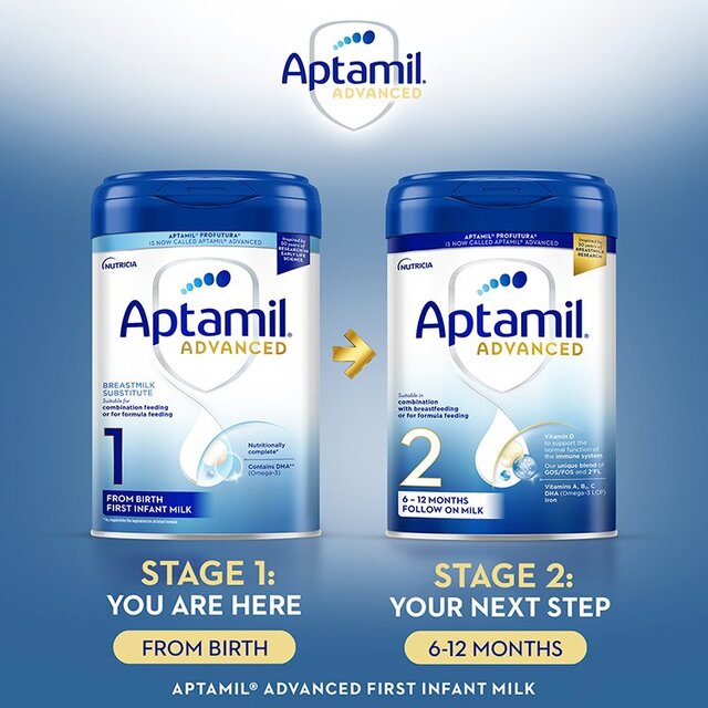 Aptamil Advanced 1 First Infant Baby Milk Formula Powder From Birth   800g