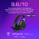 Turtle Beach Stealth 700 wireless gaming headset black, imported from the UK