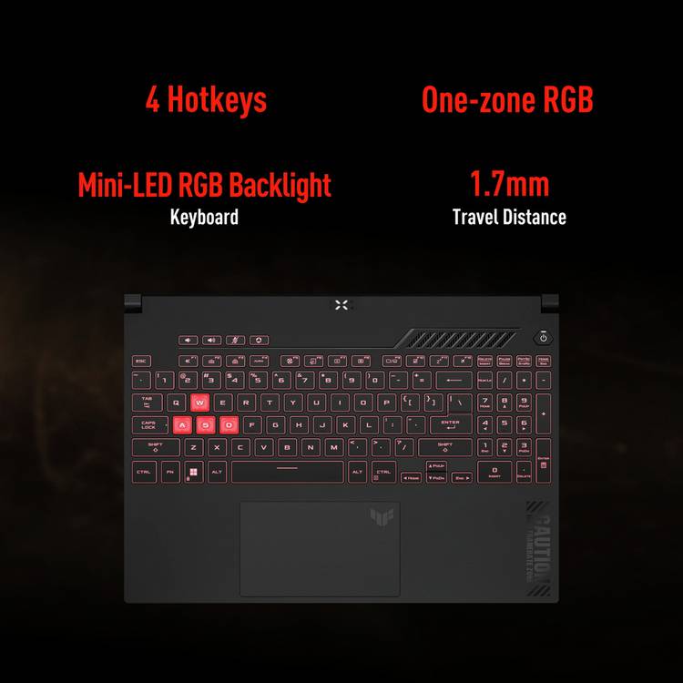 ASUS TUF Gaming A15 gaming laptop 15.6in, UK version