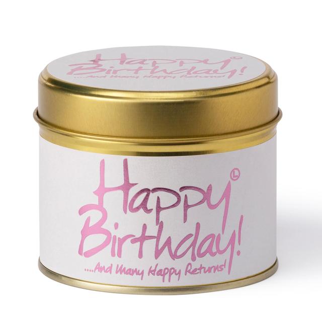 Lily-Flame Happy Birthday Candle Tin GOODS M&S   