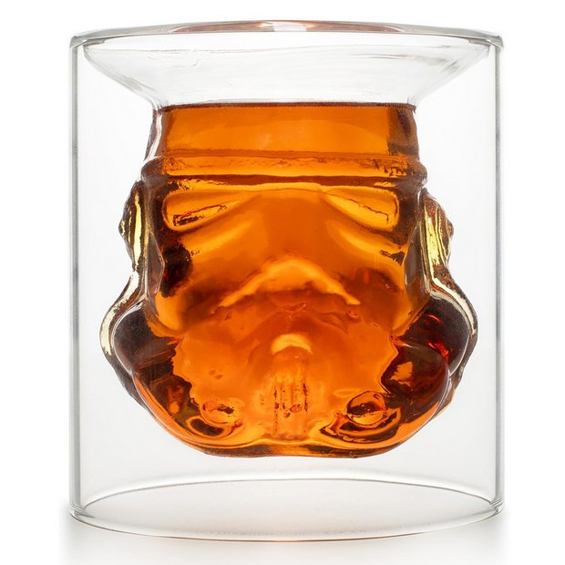 Star Wars Stormtrooper 3D whiskey glass 150ml - British product