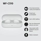 Sony true wireless earbuds white WF-C510, imported from the UK