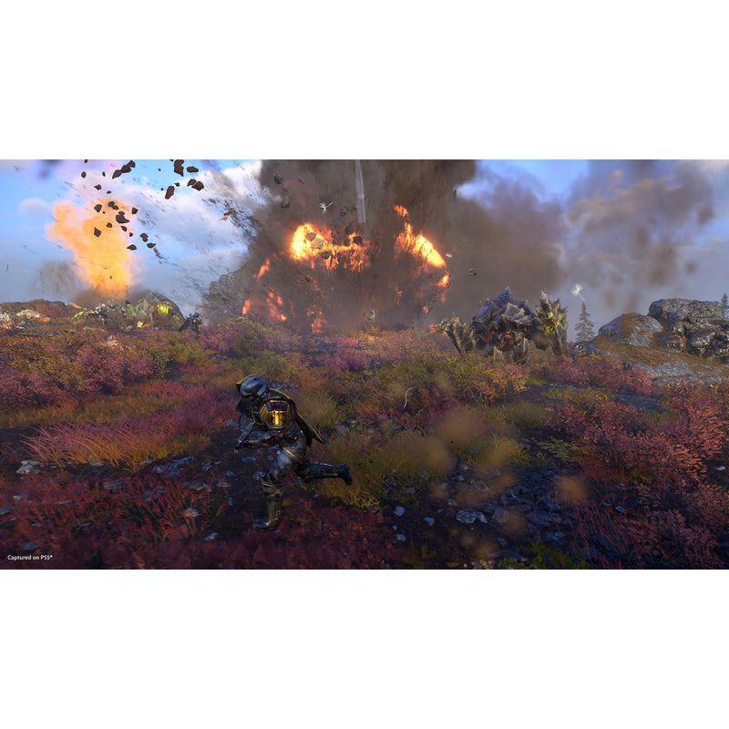Helldivers 2 PS5 game disc, imported from the UK