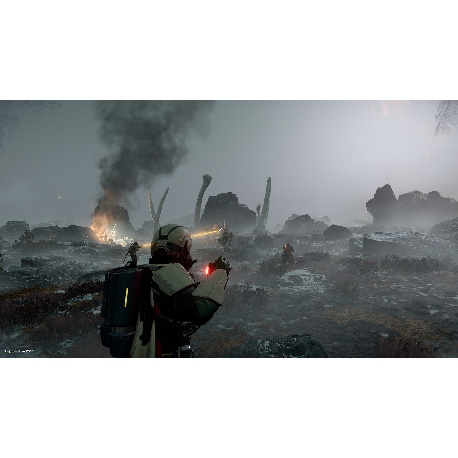 Helldivers 2 PS5 game disc, imported from the UK