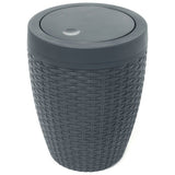 Addis Rattan Bathroom Bin Charcoal 5L - British product