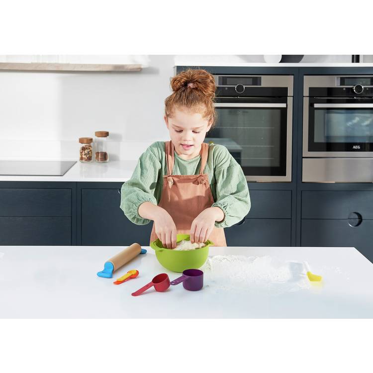 Joseph Joseph Play Baking Set with twist whisk and rolling pin - British product