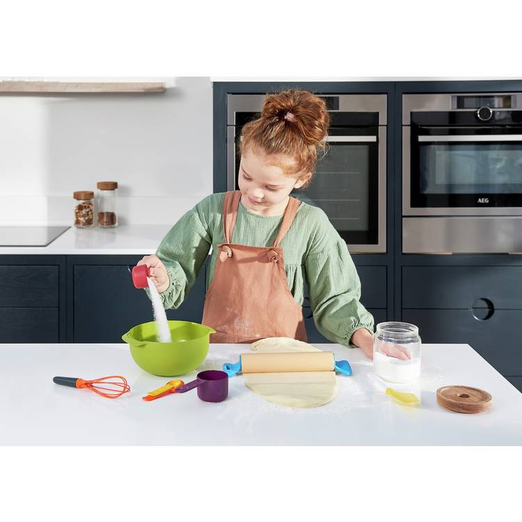 Joseph Joseph Play Baking Set with twist whisk and rolling pin - British product