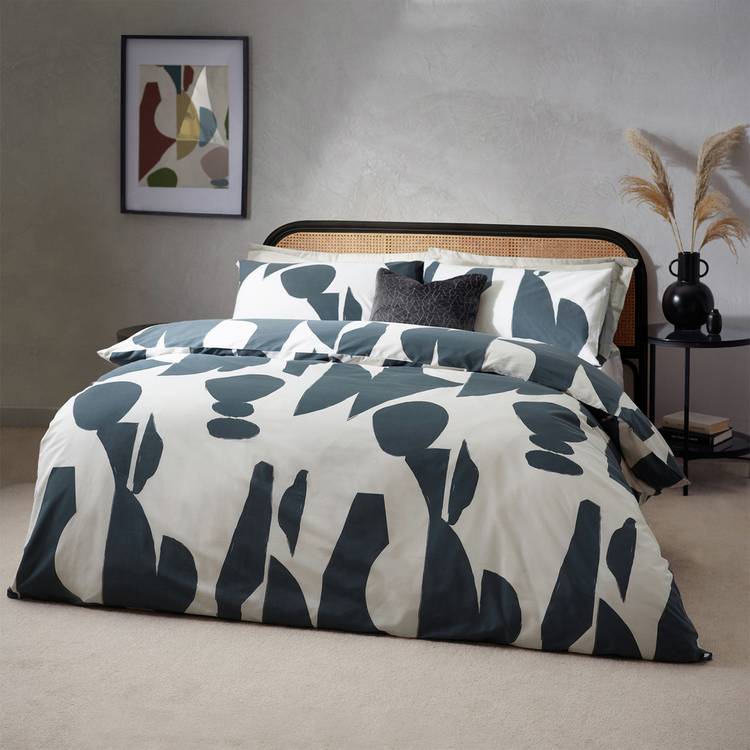 Hoem Meta printed dusk bedding set single size - British product