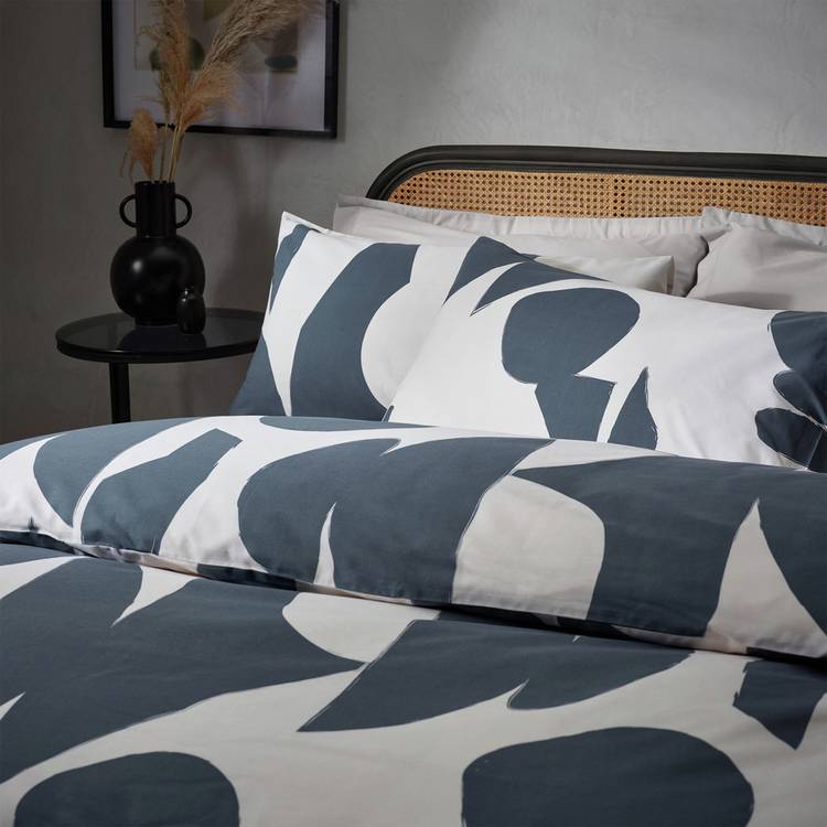 Hoem Meta printed dusk bedding set single size - British product
