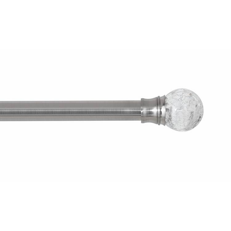 Argos Home steel extendable curtain pole 110-300cm (British brand)