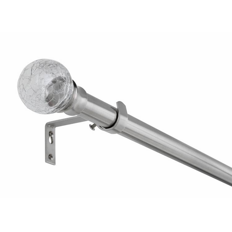 Argos Home steel extendable curtain pole 110-300cm (British brand)
