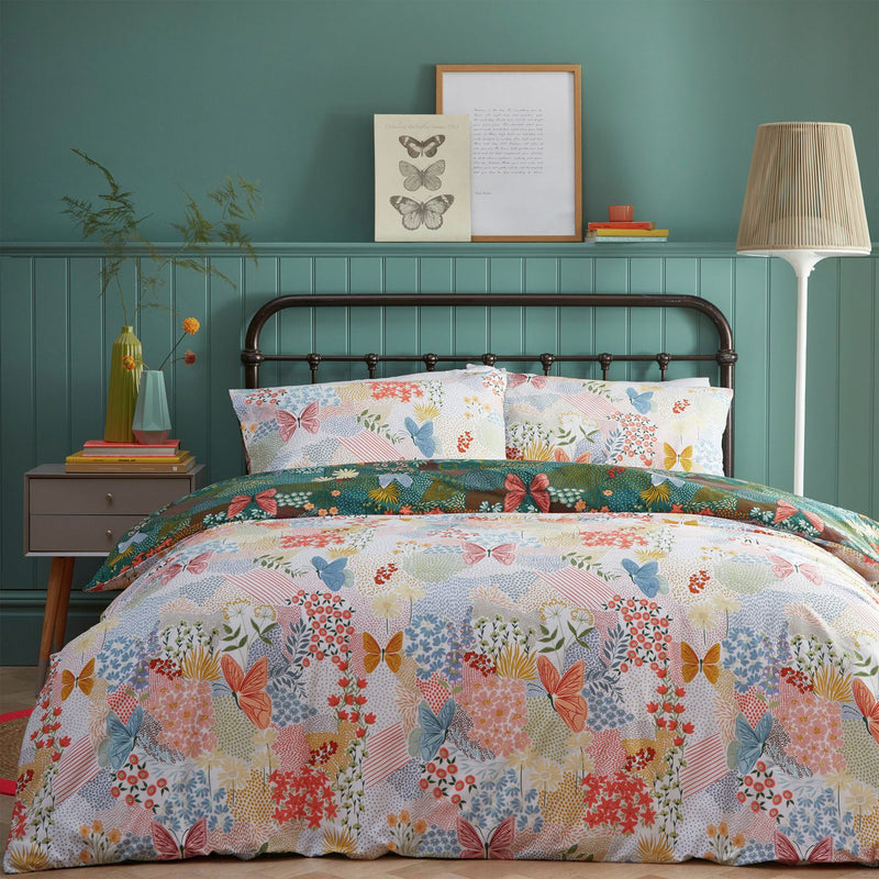 furn Forage Floral Teal Bedding Set - King size