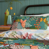 furn Forage Floral Teal Bedding Set - King size
