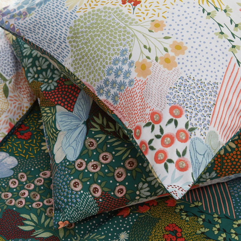 furn Forage Floral Teal Bedding Set - King size