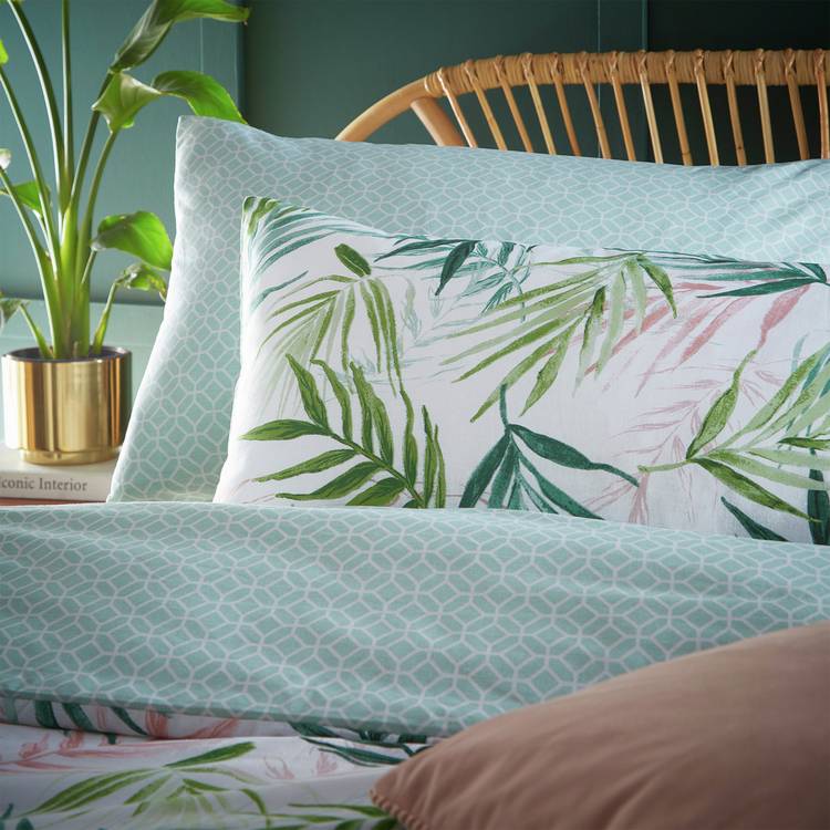 furn Bali Palm reversible bedding set for double bed - British product