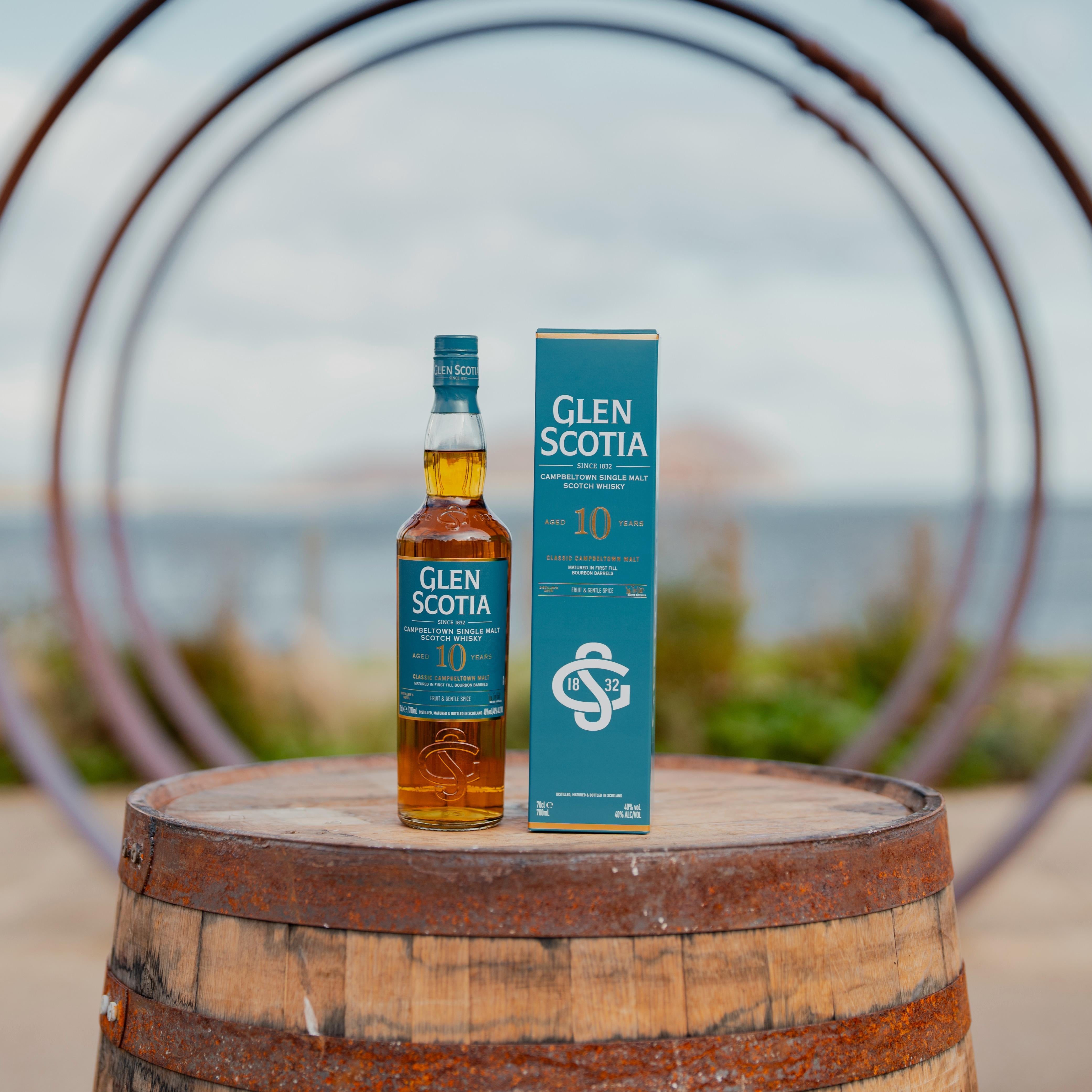 Glen Scotia Single Malt Whisky 10 Years 70cl, UK version