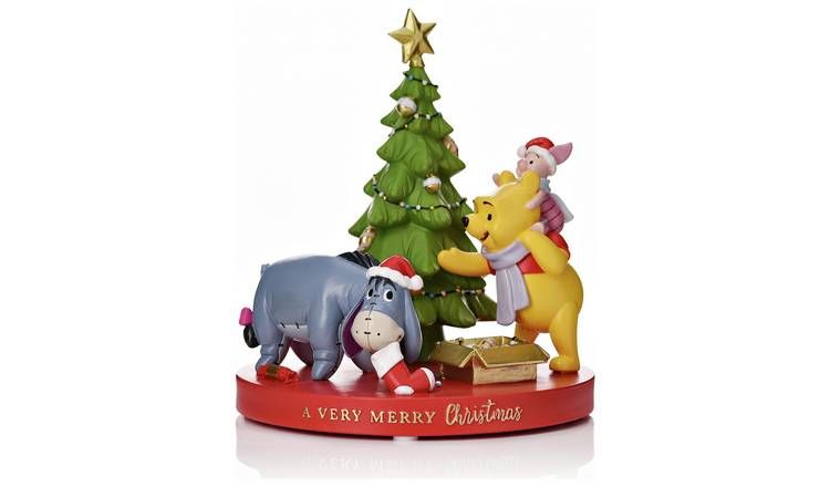 Disney Winnie The Pooh Merry Christmas Figurine GOODS Argos