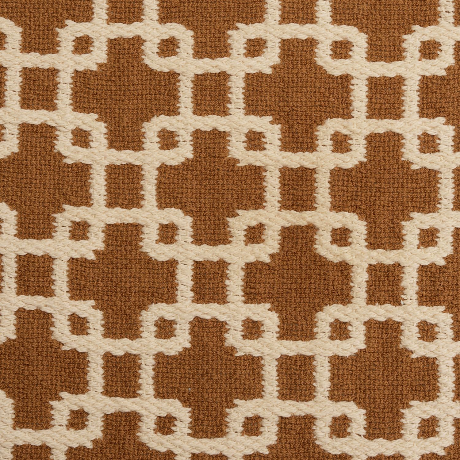 Habitat Chain Geo woven throw brown 125x150cm (British brand)
