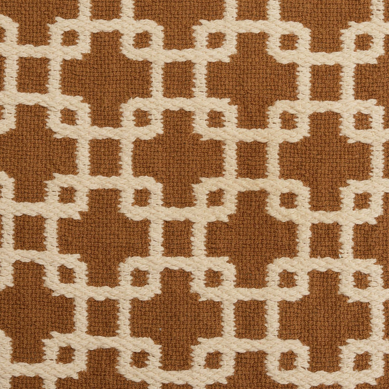 Habitat Chain Geo woven throw brown 125x150cm (British brand)
