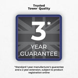 Tower multi-cyclonic bagless cylinder vacuum cleaner, imported from the UK