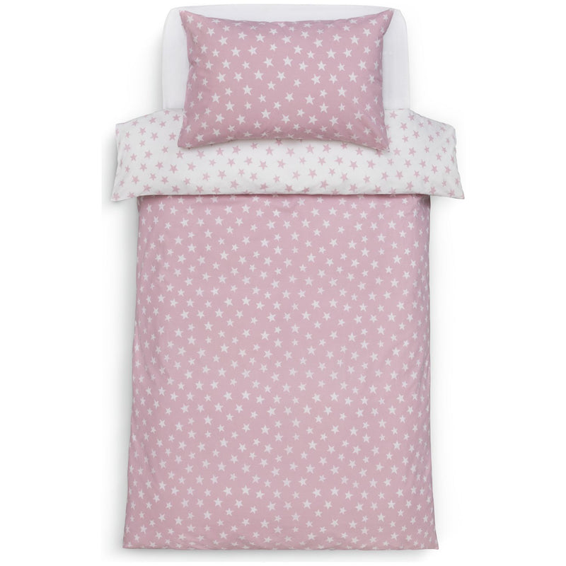 Habitat Kids Reversible Star Pink Bedding Set - Single