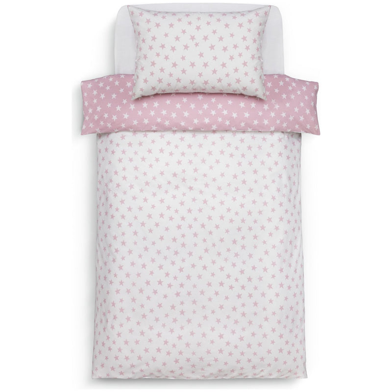 Habitat Kids Reversible Star Pink Bedding Set - Single