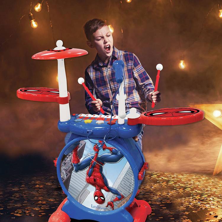 Lexibook Spiderman electronic drum set for kids - British product