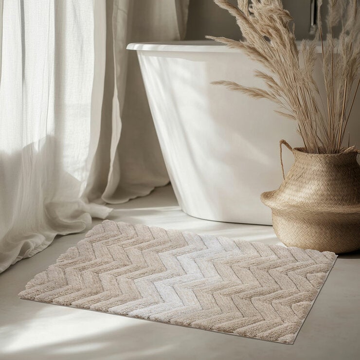 Riviera Home Chevron Ombre bath mat 55x91 cm, UK version