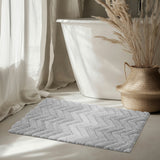 Riviera Home Chevron Ombre bath mat 55x91 cm, UK version