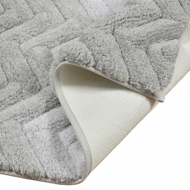Riviera Home grey ombre bath mat 55x91 cm, UK version