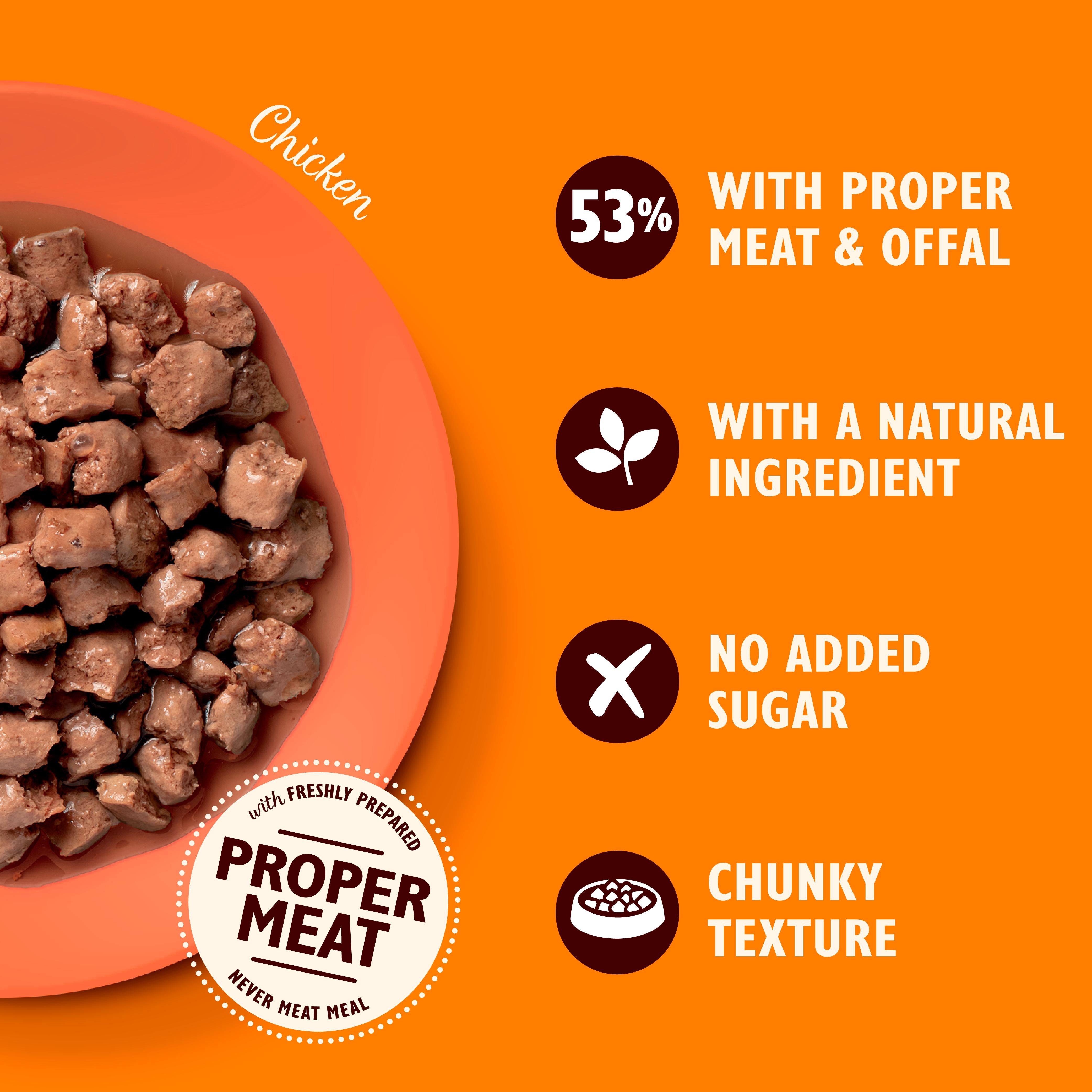Lily's Kitchen chicken tasty cuts cat food 85g (British brand)