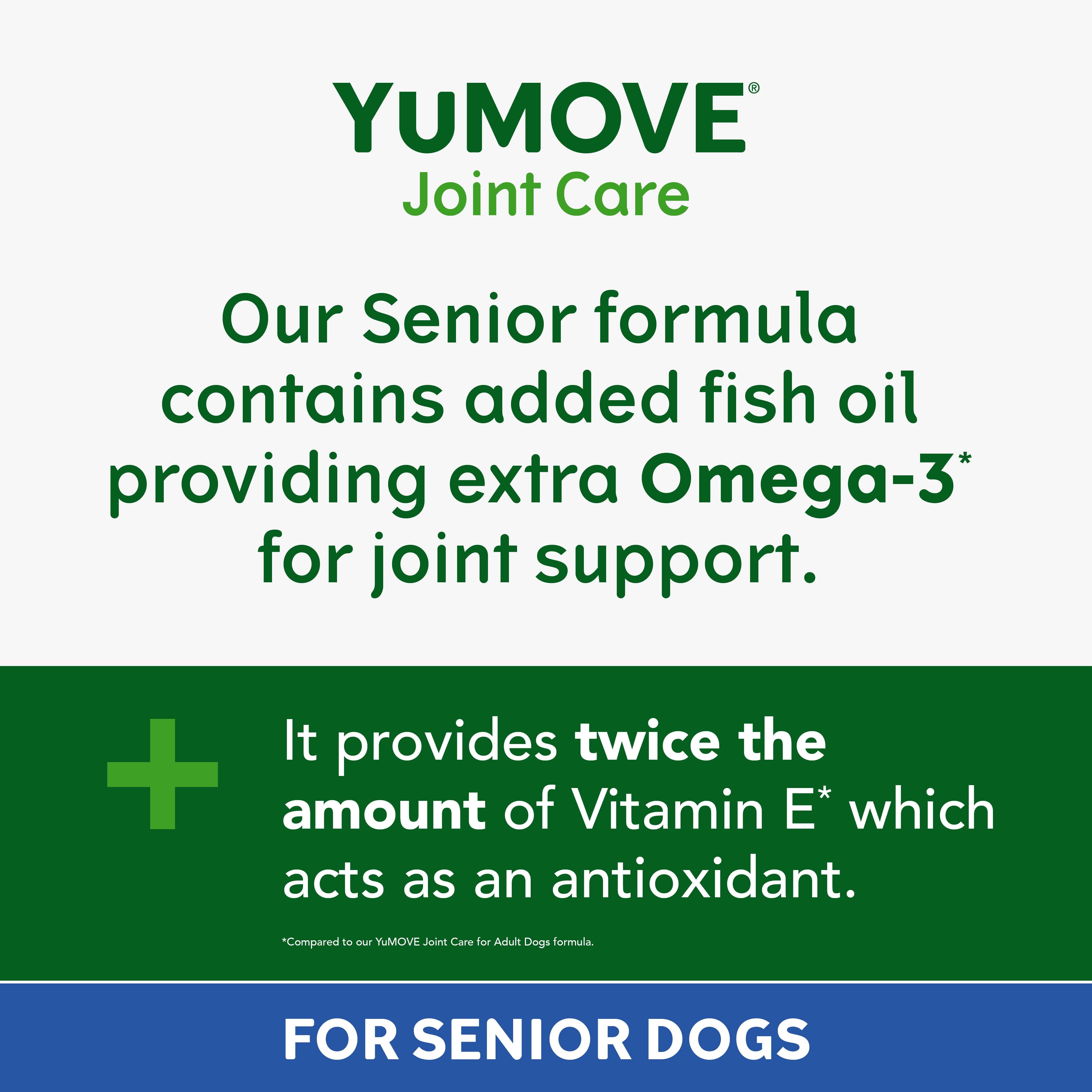 YuMOVE joint care tablets for senior dogs 80 tablets - British product