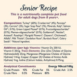 Lily's Kitchen senior turkey wet dog food 150g, imported from the UK