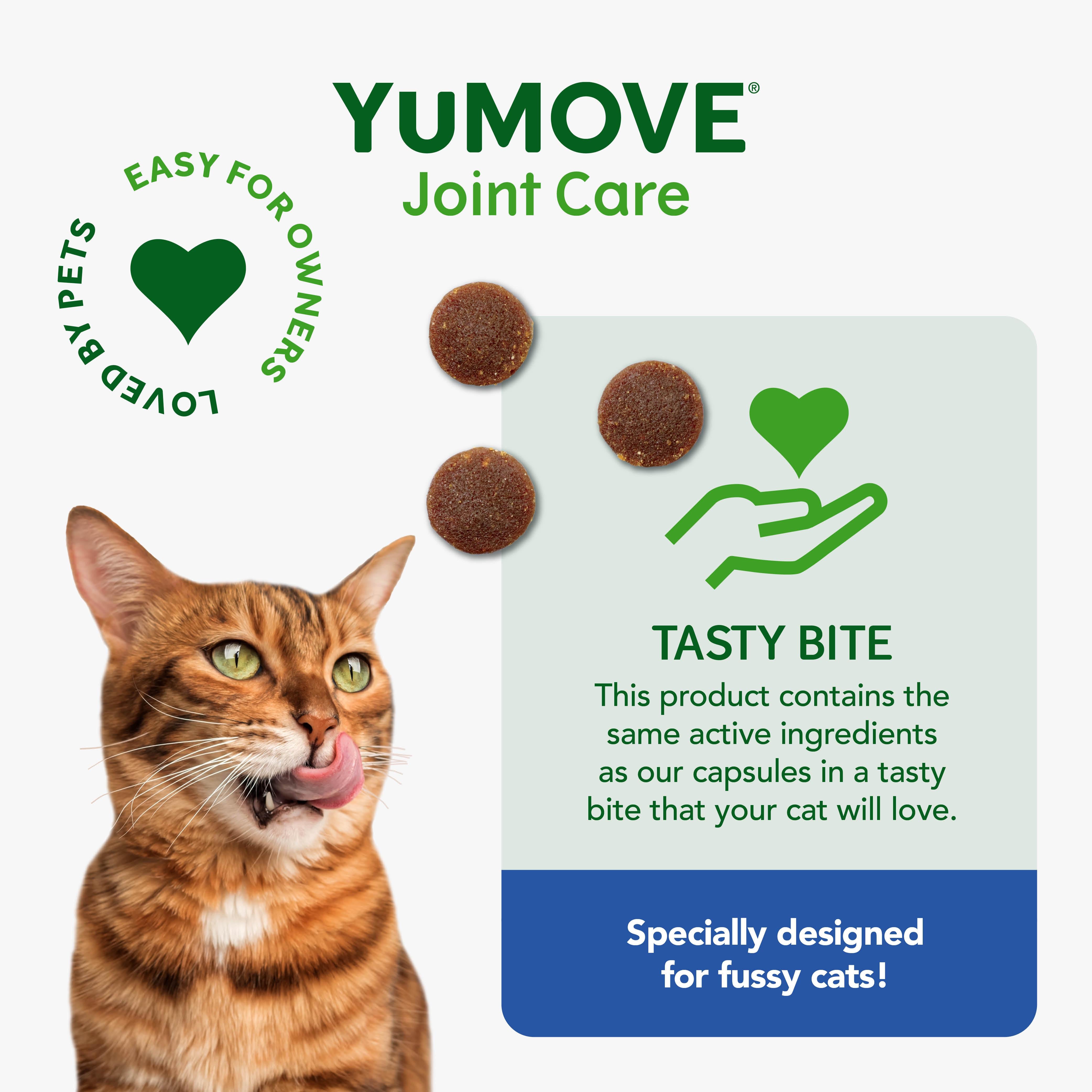 YuMOVE Joint Care Daily Bites for Senior Cats 45g (British brand)